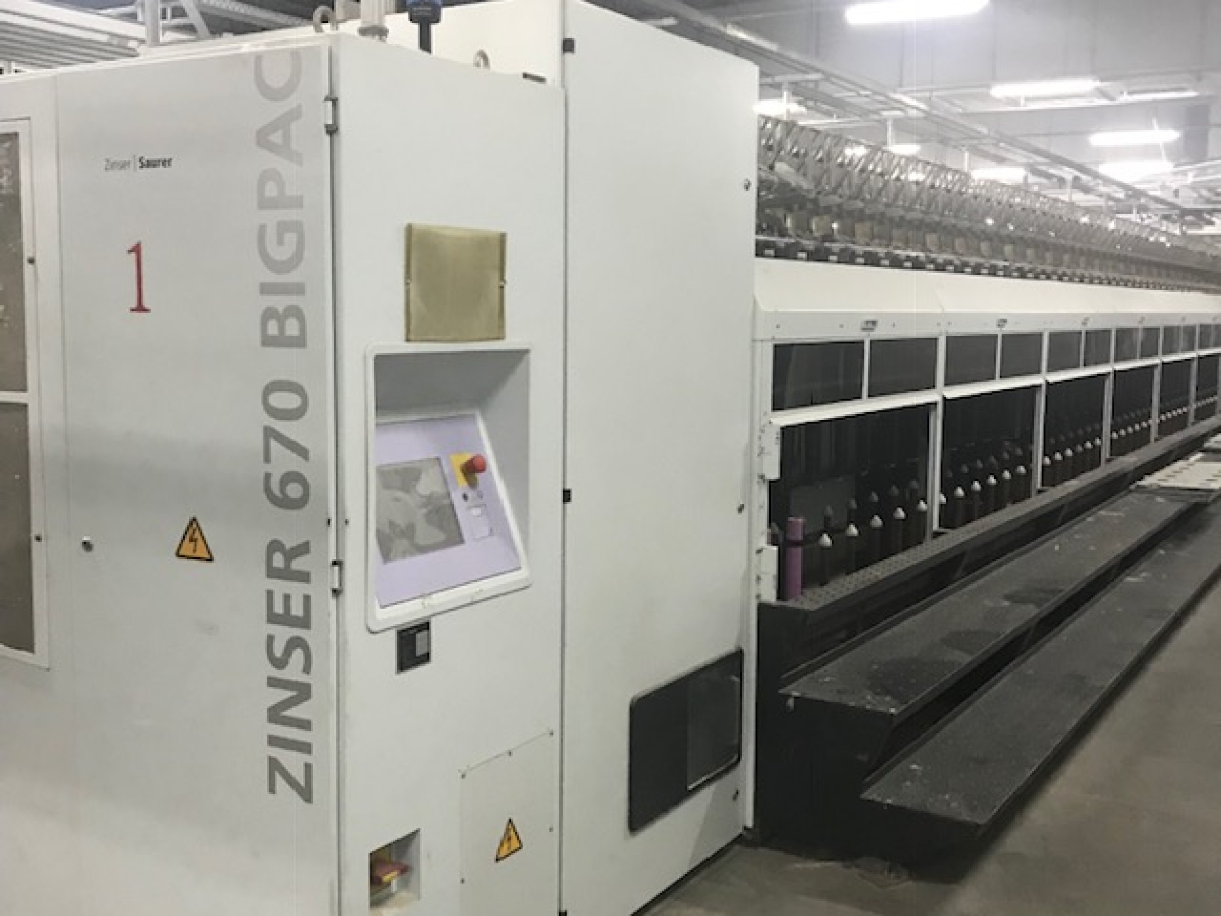 Zinser 670 BIG-PAC Roving Frames | Gibbs International